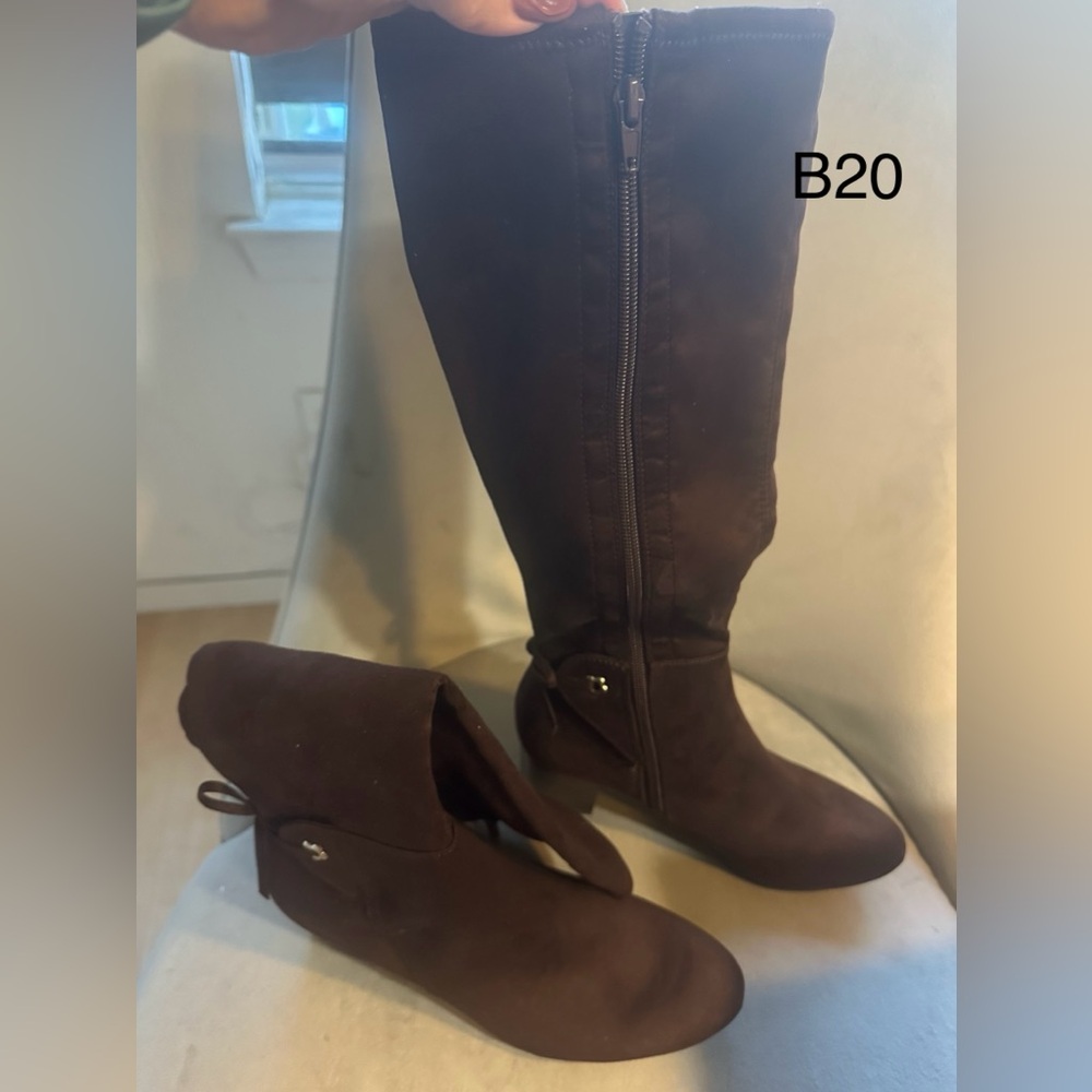 Charter Club Dark Brown Over the Knee Boots